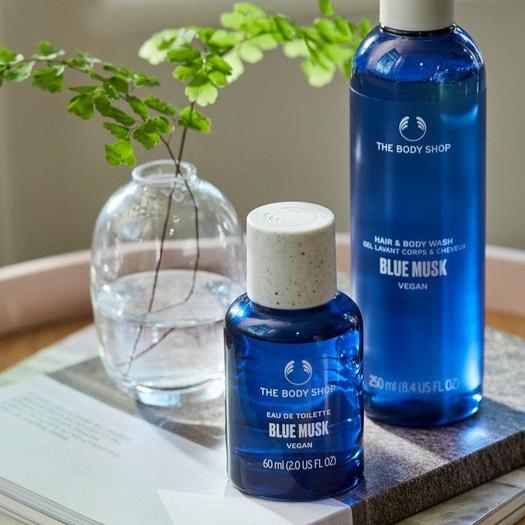 The Body Shop Blue Musk Hair and Body Wash