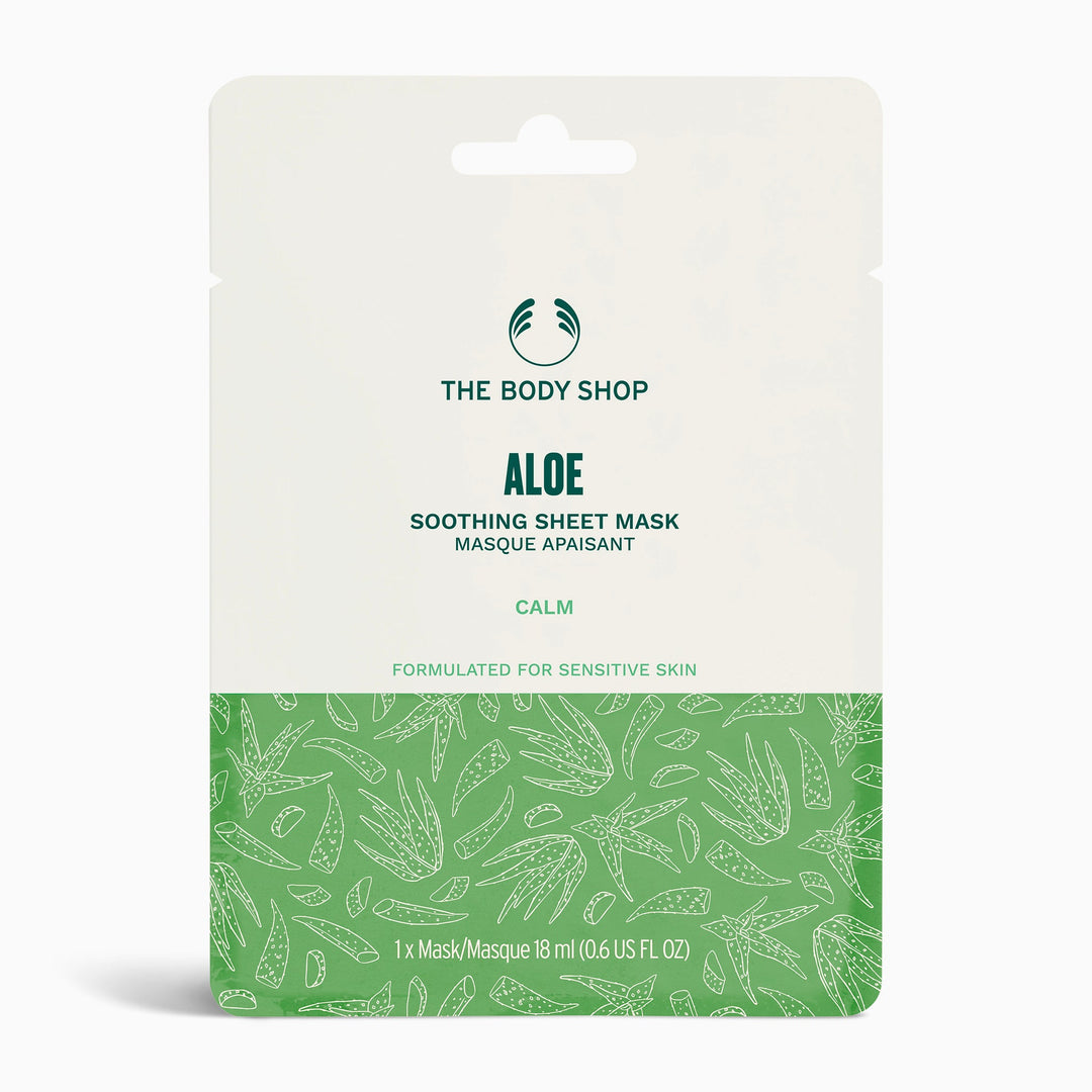 Aloe Soothing Sheet Mask | Fask Masks with Aloe | The Body Shop Australia