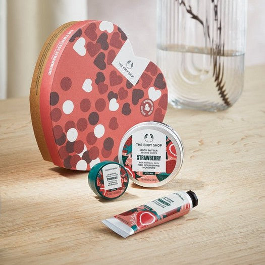 The Body Shop The Sweetest Strawberry Heart Gift Box