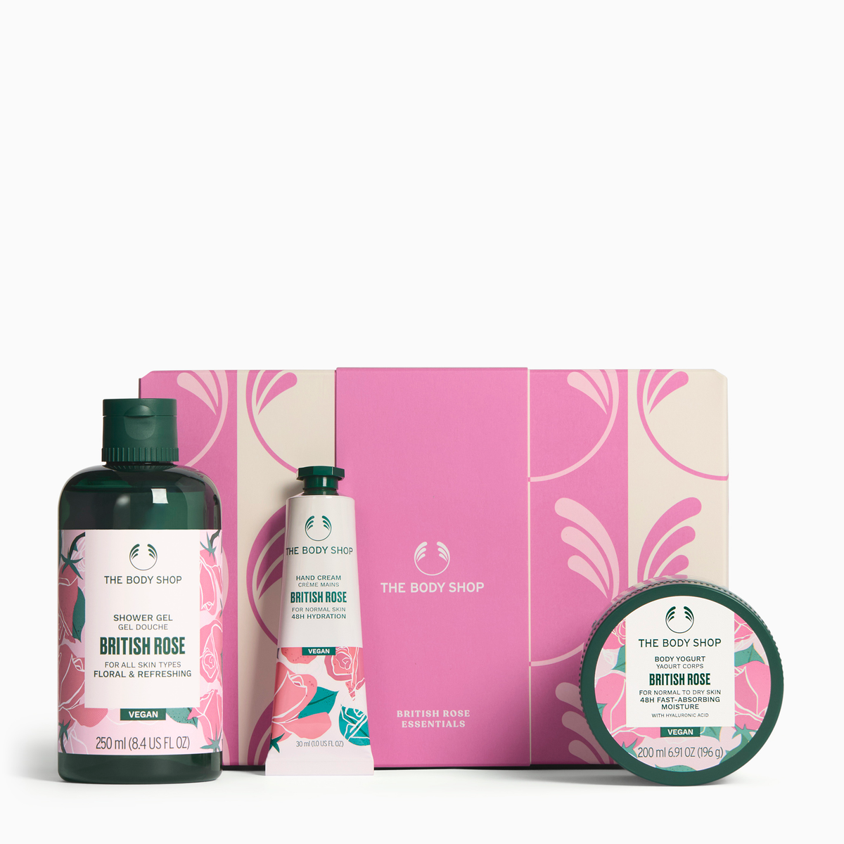 British Rose Essentials Gift Set | Bath & Body Gifts | The Body Shop ...