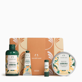 Almond Milk Collection Gift Set, front view, with body butters and moisturisers